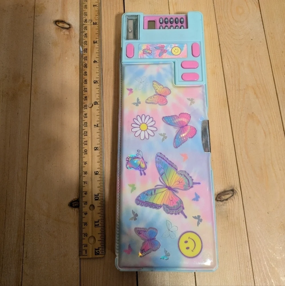 Colorful Butterfly Pencil Case